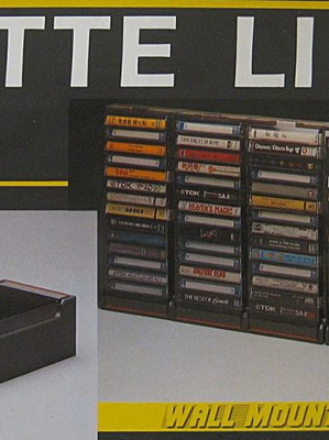 Library case for 14 audio cassettes new