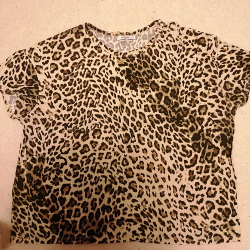 Mako leopard blouse used, size L