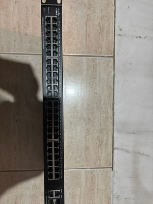 Cisco SF220 48port switch used with 2 gigabit ports and 2 SFP slots