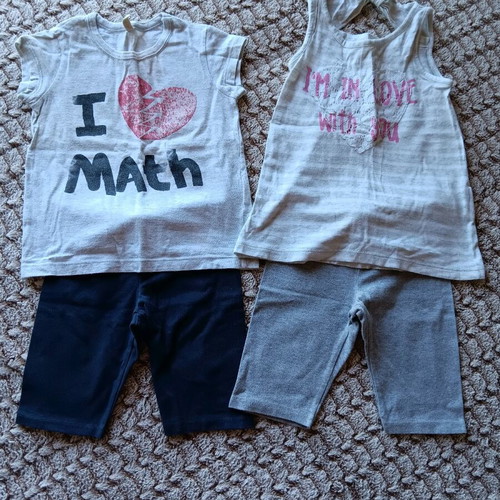 Summer clothes pack for 2-year-old girl like new