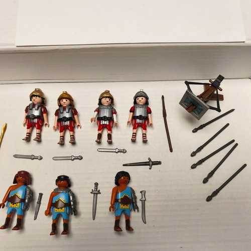 Playmobil Romans and Carthaginians set like new, 4 Romans 3 Carthaginians