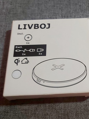 IKEA LIVBOJ wireless charger new