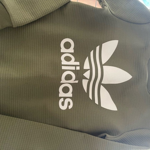 Adidas sweater used, size small, green