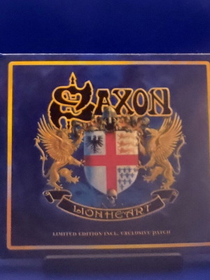 Saxon Lionheart Limited Edition Digipak CD used with patch, heavy metal