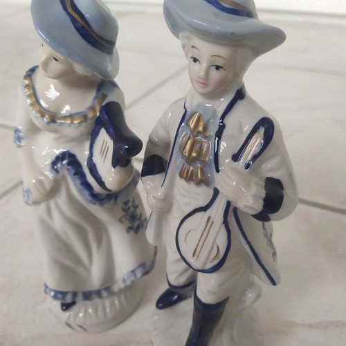 Vintage musician couple figurine like new