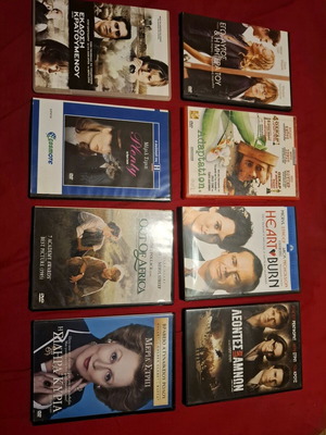 Meryl Streep 8 DVD movies used with subtitles