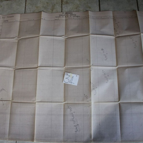 Original 1985 design for Pont Neuf wrapping by artist Christo