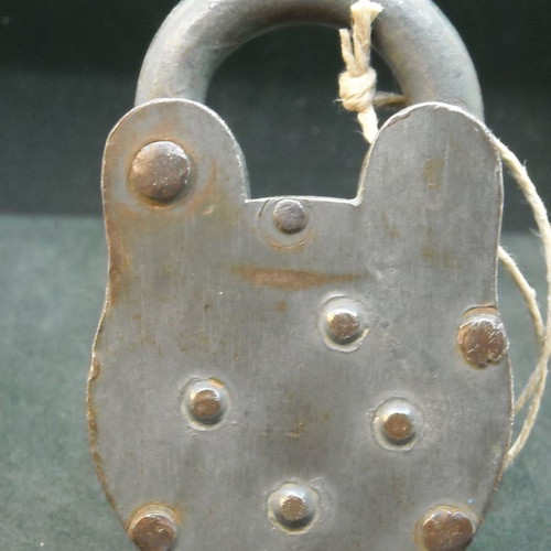 Trusty Lock heavy-duty padlock used with functional key