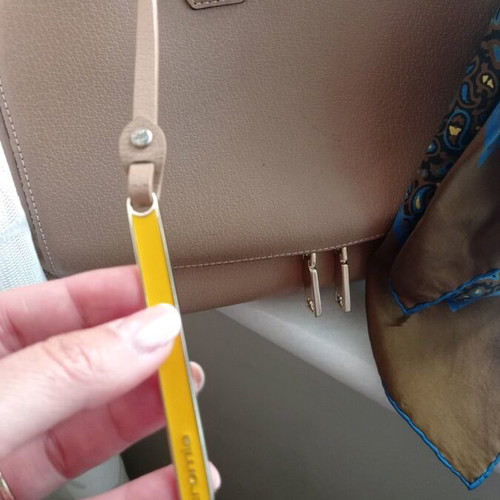 CROMIA handbag like new, beige with crossbody strap