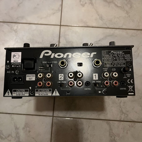 Pioneer DJM-400 professional 2-channel DJ mixer