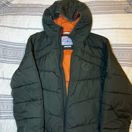 Jack & Jones jacket used, men's size M, green