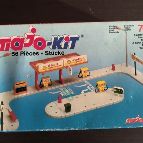Majorette majokit 705 sealed, rare Shell gas station