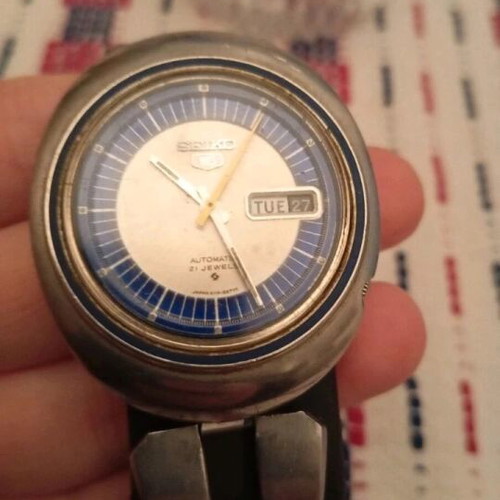 Seiko men's automatic 6119-8480 used, gray
