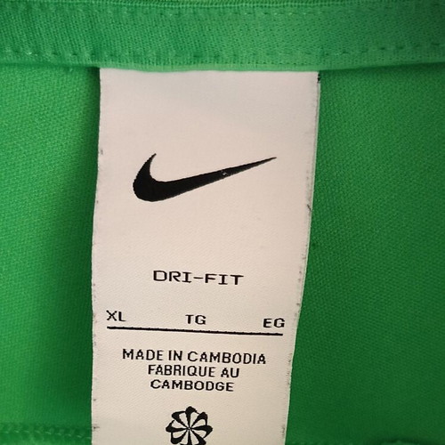 Nike men's green Dri-FIT sports zip-up sweatshirt XL like new