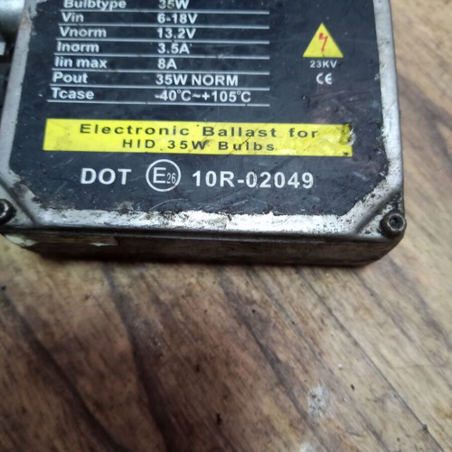 Xenon blast 10R02049 KingParts used