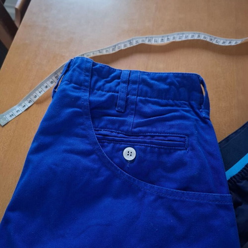 Boys' bermuda shorts set like new, size 12 years, blue