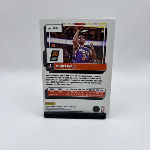 Chris Paul Donruss Optic 2022-23 card like new