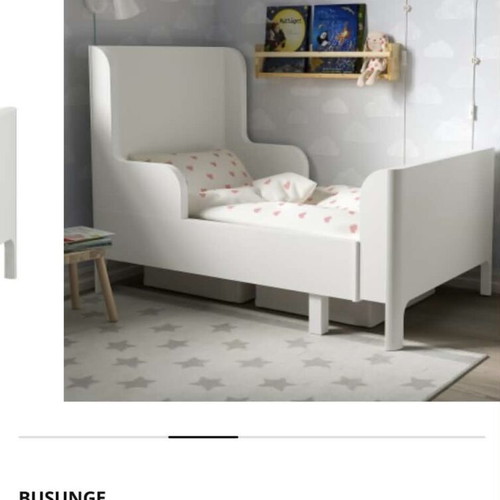 Busunge extendable children's bed with mattress