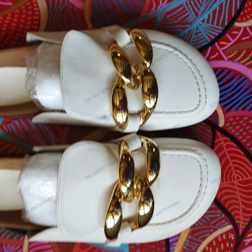 About you white mules like new, size 40