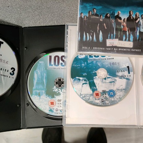 Lost complete DVD series with Greek subtitles