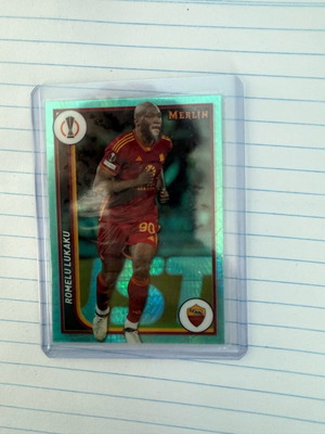 Romelu Lukaku 2024 Topps Merlin Aqua Prism #16 like new