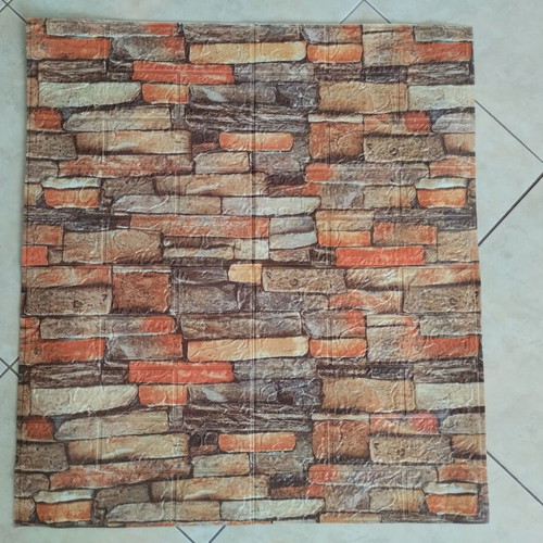 Vintage wall brick stickers pack of 10 pieces 70x77cm new