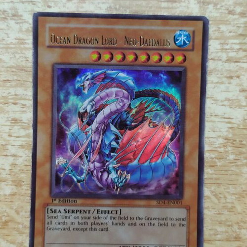 Yu-Gi-Oh Ocean Dragon Lord-Neo-Daedalus card like new