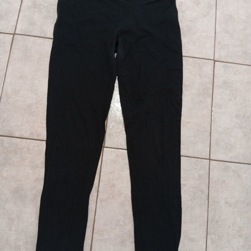 Cotton leggings size L, black