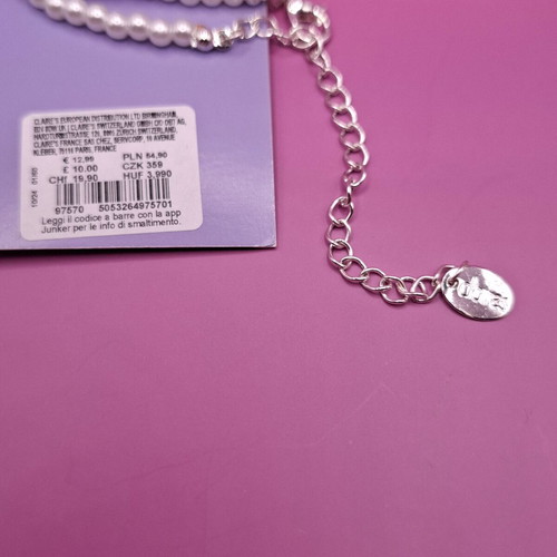 Claire's cross pendant new, silver
