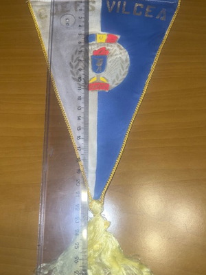 Romania sports pennant used, 1980s rare