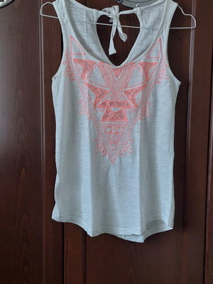 Tshirt summer white used, sizes XS and S