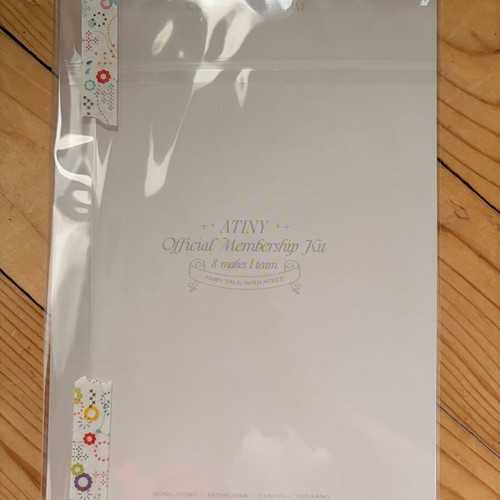 Ateez Mingi 4th Membership Kit Kpop Poster