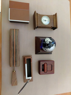 Office set 6 pieces and 39x58cm desk suzmen new