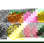 Комплект от 12 нови летни фиби за коса с плодови мотиви