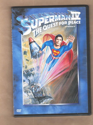 Superman IV: The Quest for Peace DVD like new, adventure action sci-fi