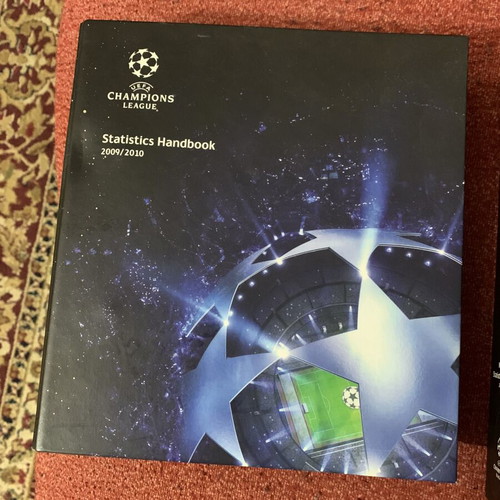 UEFA Champions League Statistics Handbooks 2006/07 & 2009/10 like new