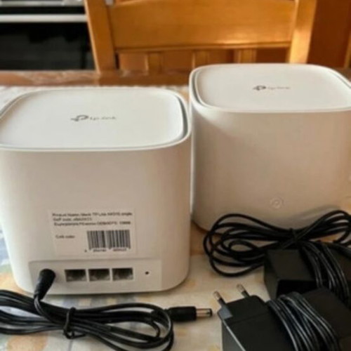 TP-Link Mesh HX510 devices like new, pack of 2 with power adapters