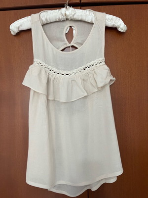 See u soon women's blouse new, beige, 100% viscose with back opening
