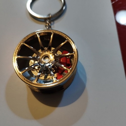 Car Wheel Keychain new