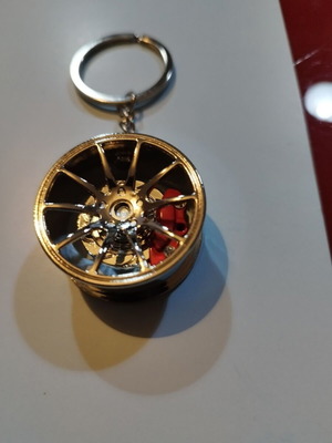 Car Wheel Keychain new