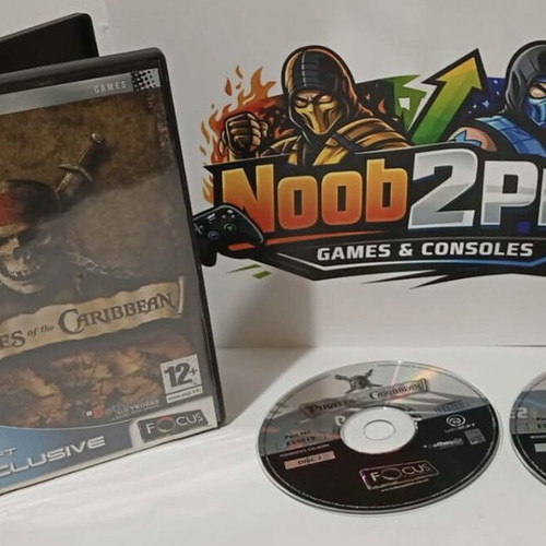Pirates of the Caribbean PC CD-ROM used, 2 discs adventure game