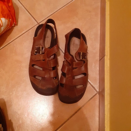 Clarks men's sandals used, size 46, brown