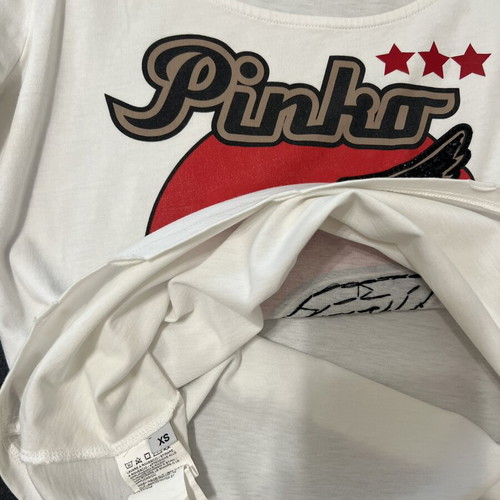 Pinko original t-shirt like new, white, size S