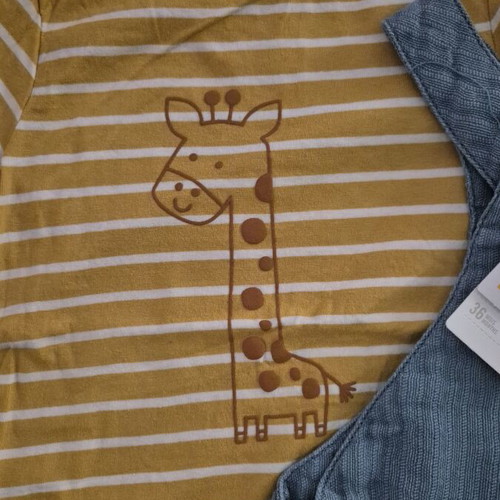 Σετ μωρού Orchestra 2 τμχ σαλοπέτα και T-shirt καινούργιο 92 εκ