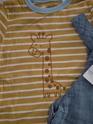 Σετ μωρού Orchestra 2 τμχ σαλοπέτα και T-shirt καινούργιο 92 εκ