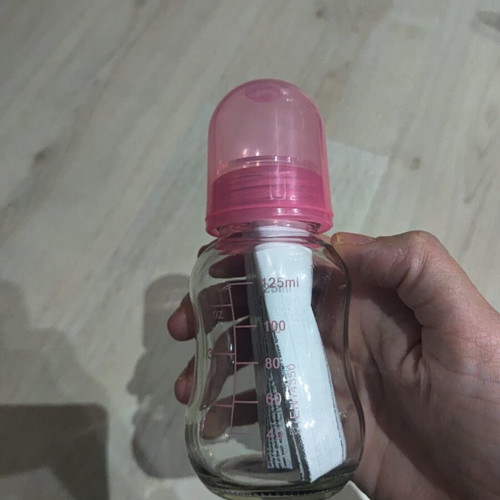 Lorelli Glass Baby Bottle Anti-Colic with Silicone Nipple 125ml new