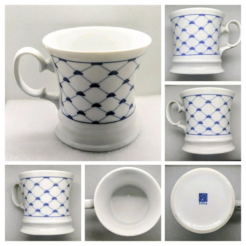 Classic Blueprint porcelain mug by Tilia new