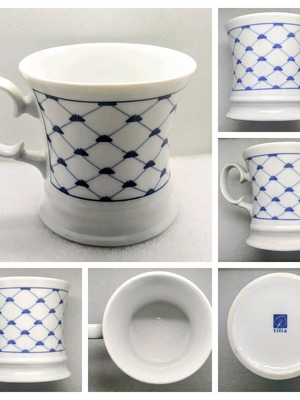 Classic Blueprint porcelain mug by Tilia new