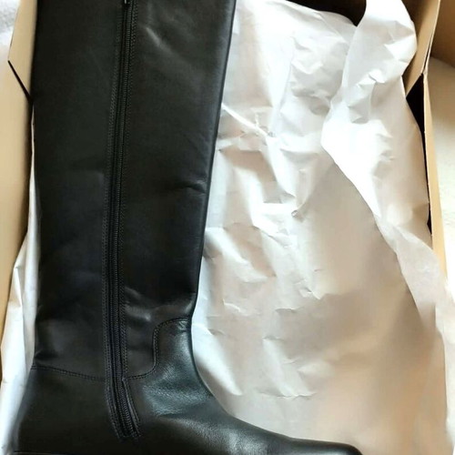 Gabor leather boots new, size 41, black