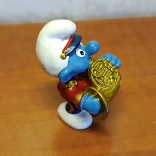 Smurf Musician figure Peyo Schleich 2001 like new